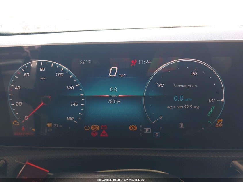 2020 Mercedes-benz Cla-klasse VIN WDD5J4HB3LN071500 IAAI salvage auction — FRONT END, Salvage Title, sold $8,100 on 2026-07-17 (photo 7)