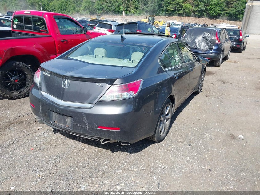 2012 Acura Tl VIN 19UUA8F55CA007834 IAAI salvage auction — SIDE, Clear (Massachusetts), sold $475 on 2026-07-11 (photo 4)