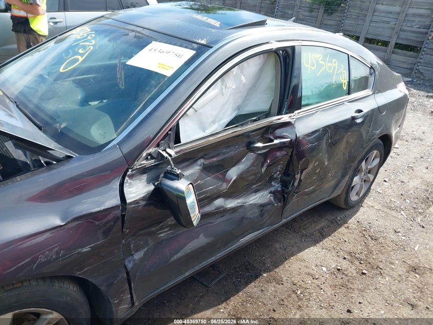 2012 Acura Tl VIN 19UUA8F55CA007834 IAAI salvage auction — SIDE, Clear (Massachusetts), sold $475 on 2026-07-11 (photo 6)