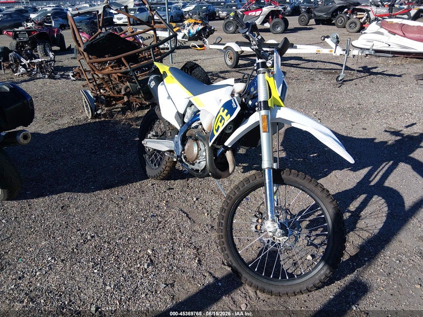 2023 Husqvarna Fe501 VIN VBKUAK40XPM445495 IAAI salvage auction — FRONT END, Salvage (Utah), sold $1,250 on 2026-07-28 (photo 1)