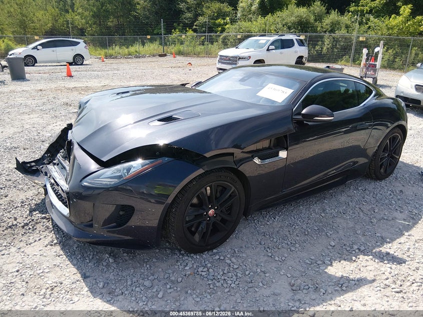 2017 Jaguar F-type VIN SAJWJ6BV1H8K43107 IAAI salvage auction — FRONT END, Salvage (Alabama), sold $300 on 2026-07-29 (photo 2)