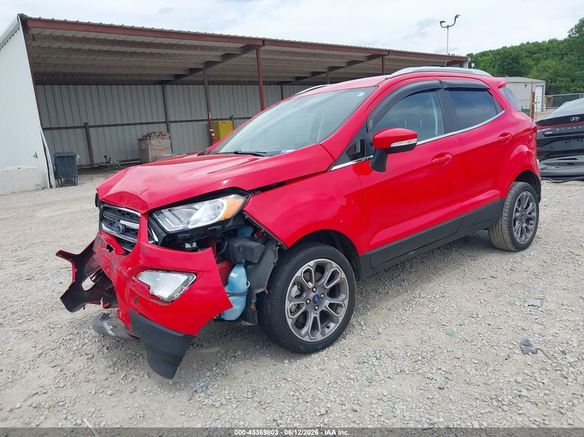 2021 Ford Ecosport VIN MAJ6S3KL0MC439304 IAAI salvage auction — FRONT END, Salvage Title, sold $1,700 on 2026-07-22 (photo 2)