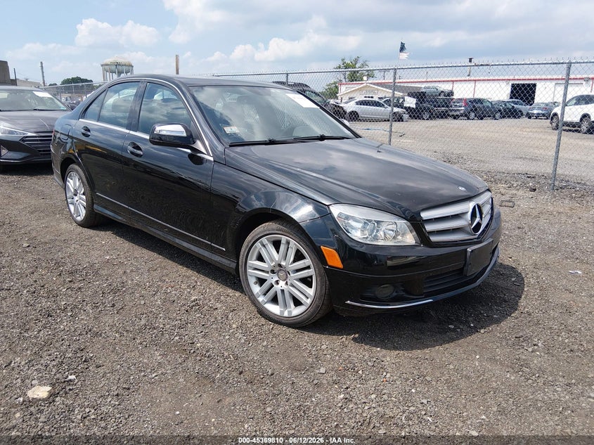 2009 Mercedes-benz C class VIN WDDGF81X69R056689 IAAI salvage auction — REAR END, Salvage (New Jersey), sold $200 on 2026-07-29 (photo 1)