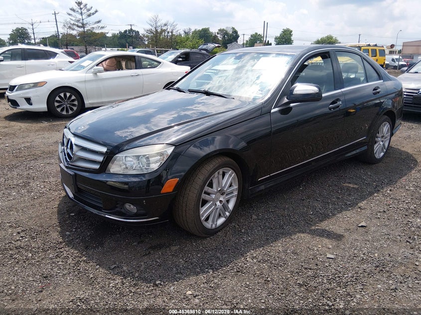 2009 Mercedes-benz C class VIN WDDGF81X69R056689 IAAI salvage auction — REAR END, Salvage (New Jersey), sold $200 on 2026-07-29 (photo 2)