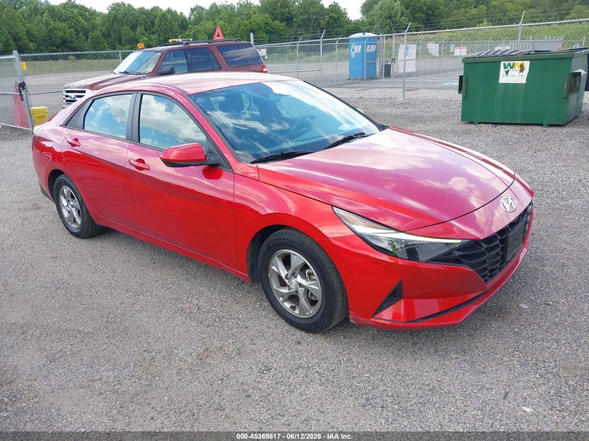 2021 Hyundai Elantra VIN 5NPLL4AG9MH046507 IAAI salvage auction — NORMAL WEAR, Sf97 (Maryland), sold $1,000 on 2026-07-21 (photo 1)