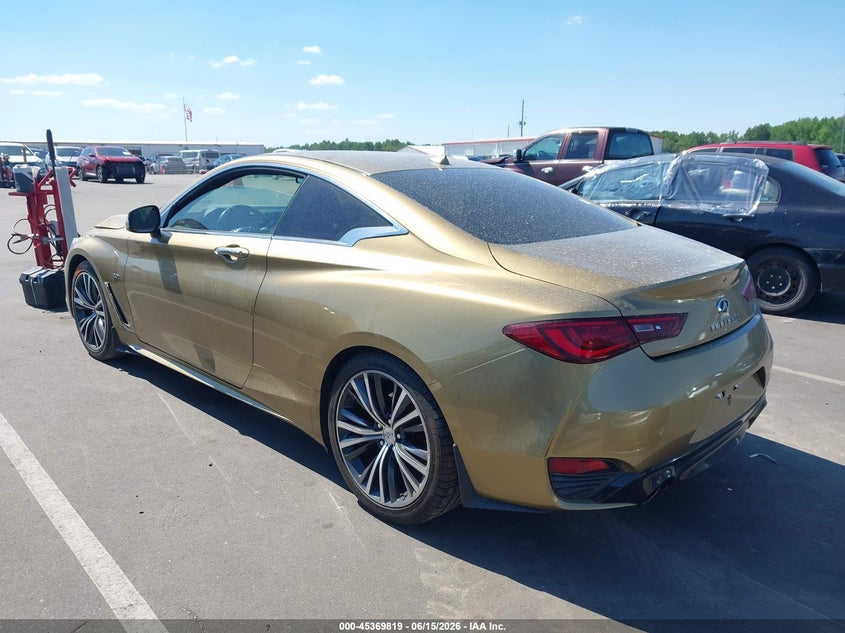 2018 Infiniti Q60 VIN JN1CV7EK6JM200217 IAAI salvage auction — FRONT END, Salvage (Idaho), sold $25 on 2026-07-29 (photo 3)