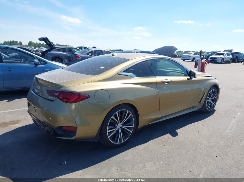 2018 Infiniti Q60 VIN JN1CV7EK6JM200217 IAAI salvage auction — FRONT END, Salvage (Idaho), sold $25 on 2026-07-29 (photo 4)