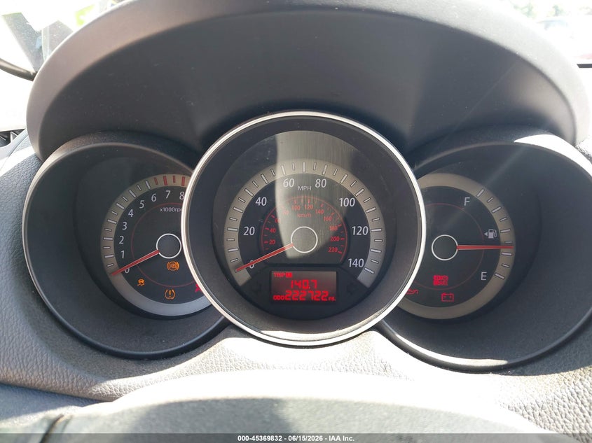 2011 Kia Forte VIN KNAFU4A27B5889629 IAAI salvage auction — FRONT END, Salvage (Tennessee), sold $500 on 2026-07-15 (photo 7)