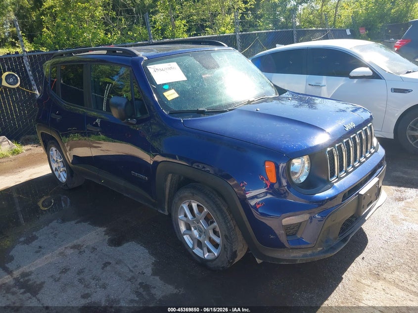 2020 Jeep Renegade VIN ZACNJAAB7LPL32974 IAAI salvage auction — HAIL, Salvage (Missouri), sold $3,700 on 2026-07-29 (photo 1)