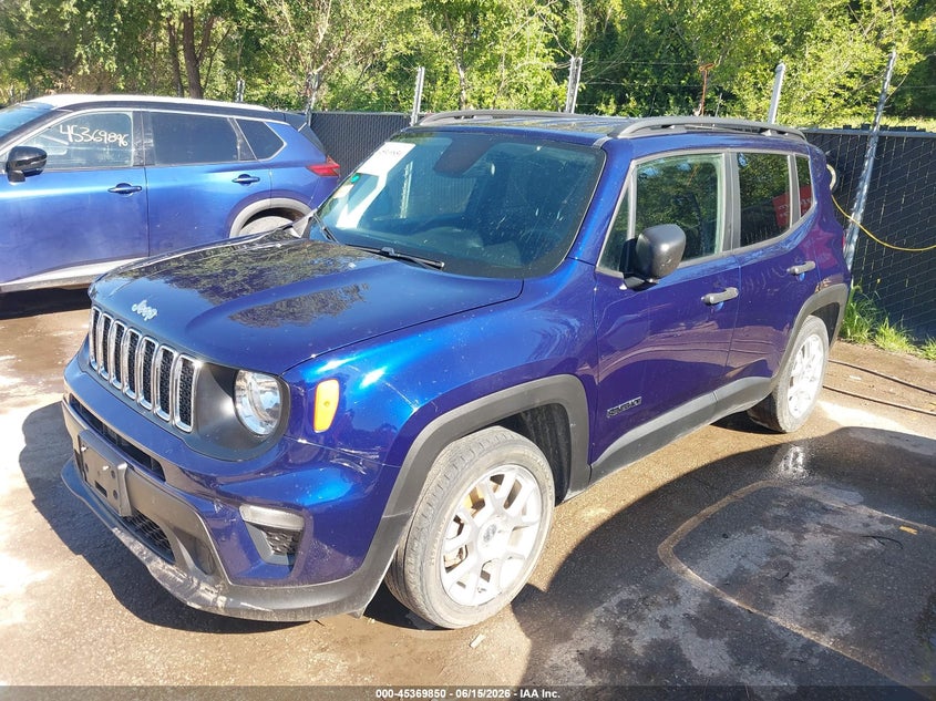 2020 Jeep Renegade VIN ZACNJAAB7LPL32974 IAAI salvage auction — HAIL, Salvage (Missouri), sold $3,700 on 2026-07-29 (photo 2)