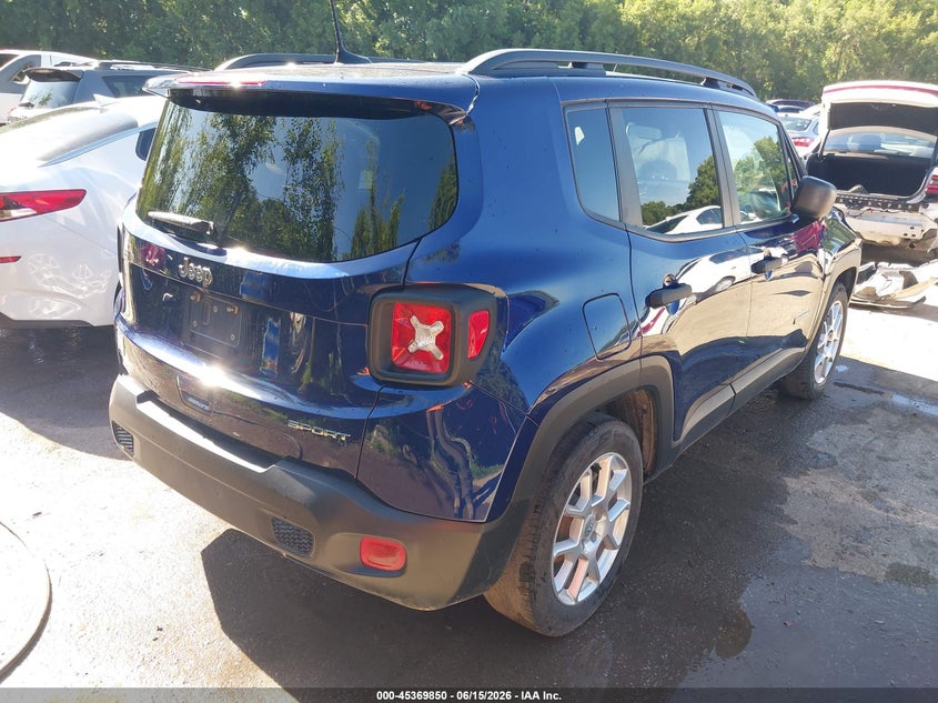 2020 Jeep Renegade VIN ZACNJAAB7LPL32974 IAAI salvage auction — HAIL, Salvage (Missouri), sold $3,700 on 2026-07-29 (photo 4)
