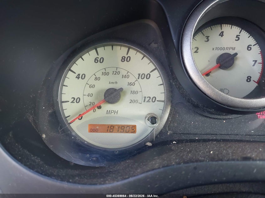2003 Toyota Rav4 VIN JTEHH20VX36092900 IAAI salvage auction — NORMAL WEAR, Clear (Florida), sold $350 on 2026-07-07 (photo 7)