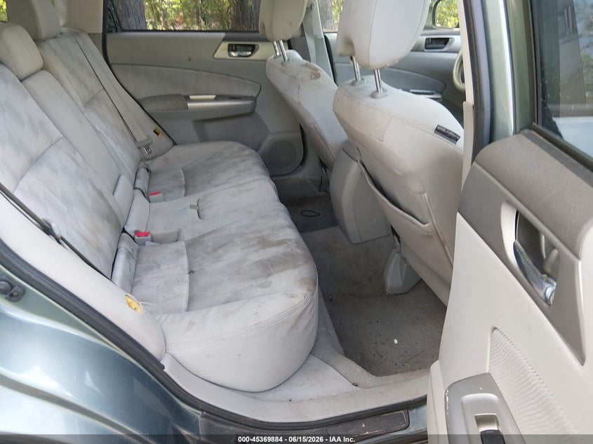 2009 Subaru Forester VIN JF2SH63619H771202 IAAI salvage auction — FRONT END, Clear (Virginia), sold $325 on 2026-07-14 (photo 8)