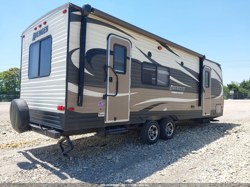 2015 Avenger Travel trailer VIN 5ZT2AVPB4FB906657 IAAI salvage auction — HAIL, Salvage (Kansas), sold $3,250 on 2026-08-25 (photo 4)