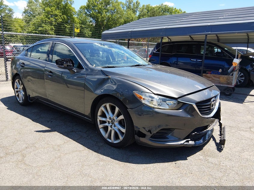2017 Mazda 6 VIN JM1GL1V5XH1115534 IAAI salvage auction — ALL OVER, Salvage (Connecticut), sold $875 on 2026-07-16 (photo 1)