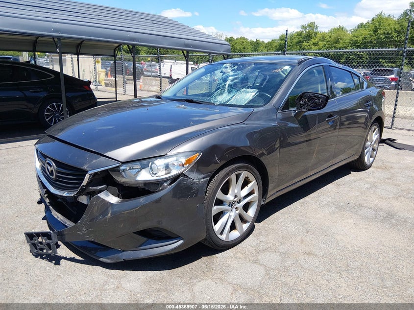 2017 Mazda 6 VIN JM1GL1V5XH1115534 IAAI salvage auction — ALL OVER, Salvage (Connecticut), sold $875 on 2026-07-16 (photo 2)
