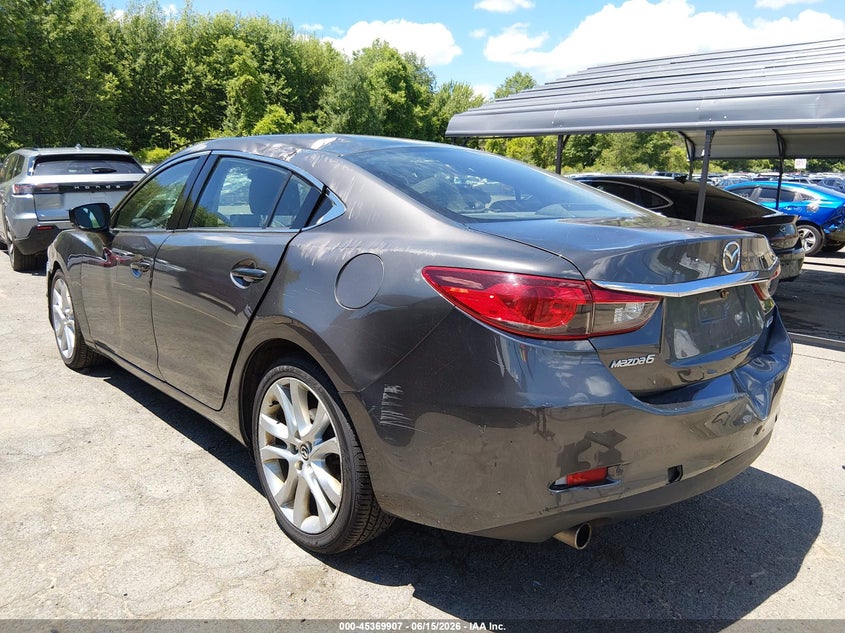 2017 Mazda 6 VIN JM1GL1V5XH1115534 IAAI salvage auction — ALL OVER, Salvage (Connecticut), sold $875 on 2026-07-16 (photo 3)