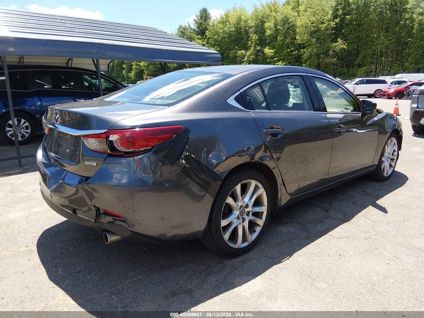 2017 Mazda 6 VIN JM1GL1V5XH1115534 IAAI salvage auction — ALL OVER, Salvage (Connecticut), sold $875 on 2026-07-16 (photo 4)