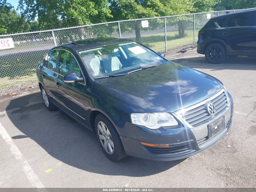 2006 Volkswagen Passat VIN WVWAK73C26P055028 IAAI salvage auction — FRONT END, Clear (New Jersey), sold $425 on 2026-07-13 (photo 1)