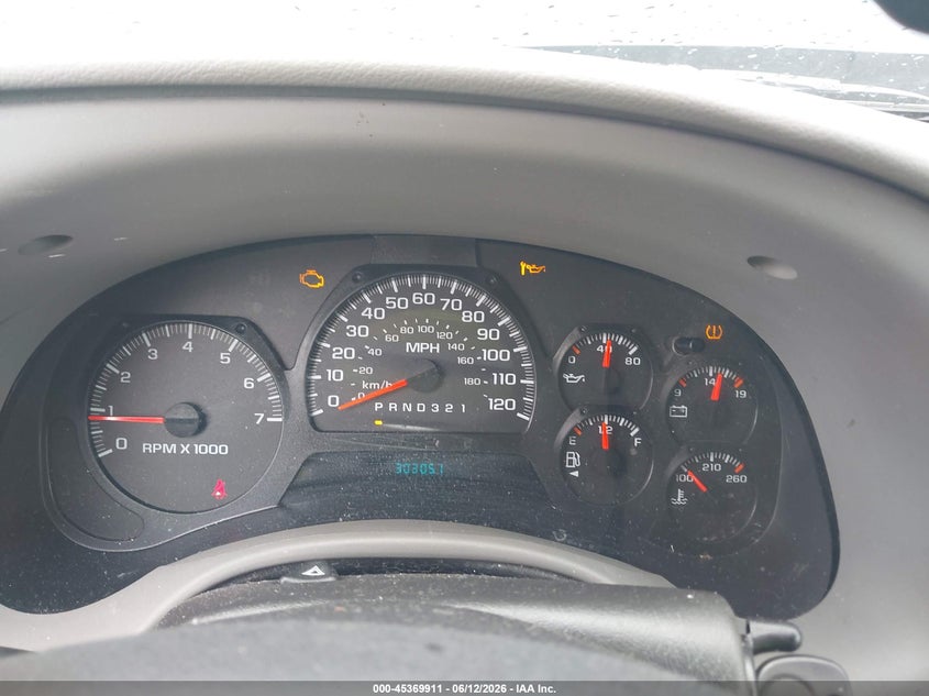 2008 Chevrolet Trailblazer VIN 1GNDS13S582194868 IAAI salvage auction — FRONT END, Salvage (Tennessee), sold $375 on 2026-07-09 (photo 7)