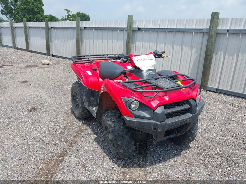 2021 Kawasaki Kvf VIN JKAVFDL37MB509508 IAAI salvage auction — FRAME DAMAGE, Salvage (Louisiana), sold $2,450 on 2026-07-15 (photo 1)