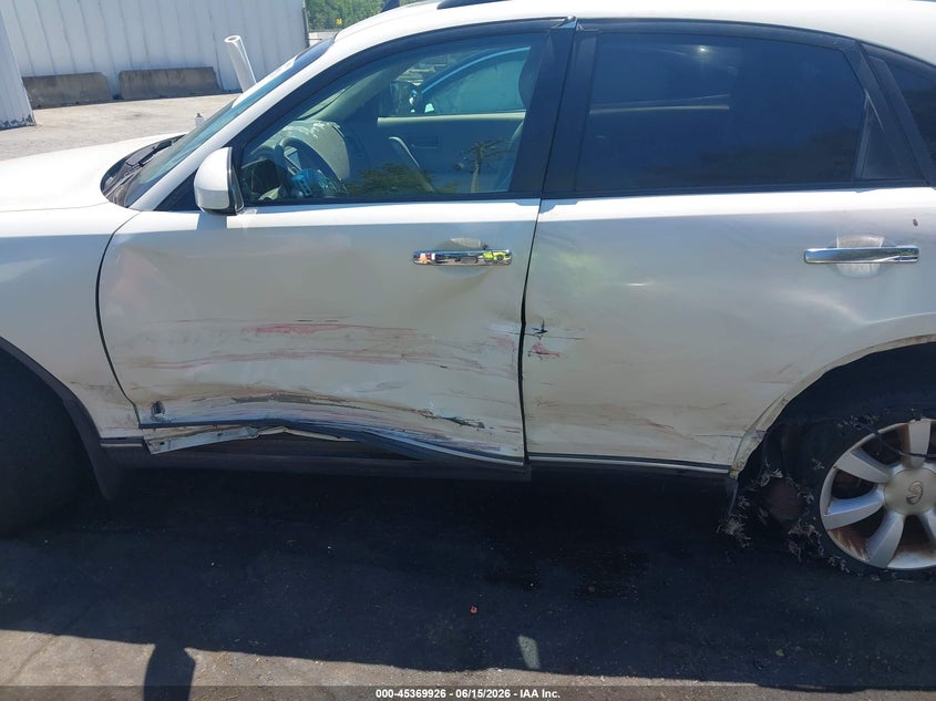 2005 Infiniti Fx35 VIN JNRAS08W45X206492 IAAI salvage auction — LEFT SIDE, Salvage (North Carolina), sold $275 on 2026-07-09 (photo 6)