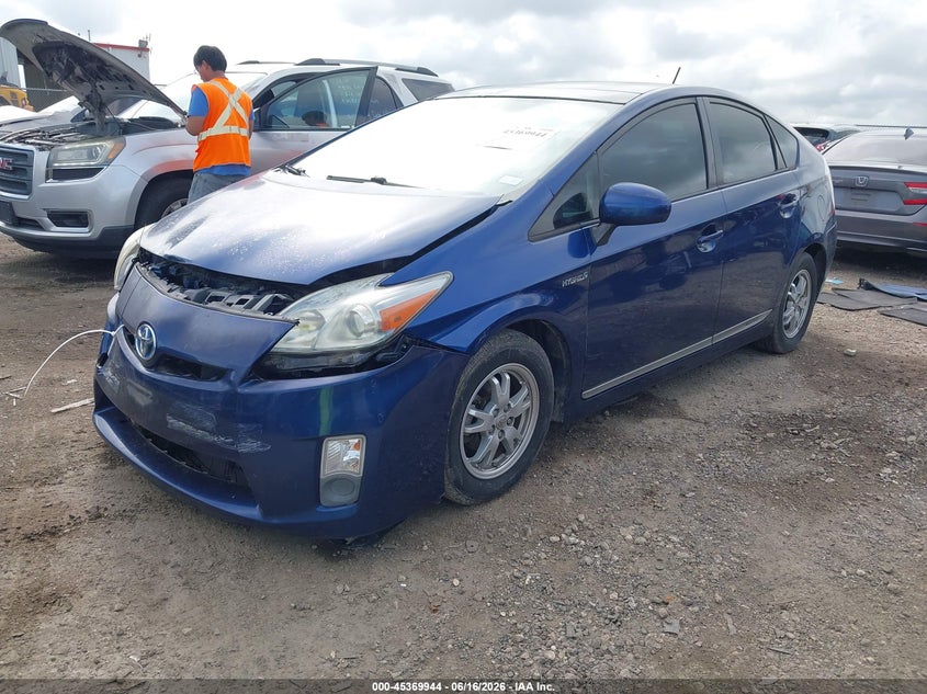 2010 Toyota Prius VIN JTDKN3DU3A0176423 IAAI salvage auction — FRONT END, Salvage (Texas), sold $1,850 on 2026-07-24 (photo 2)