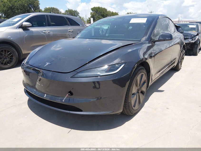 2024 Tesla Model 3 VIN 5YJ3E1EA5RF863266 IAAI salvage auction — REAR END, Salvage (Texas), sold $9,550 on 2026-07-21 (photo 2)