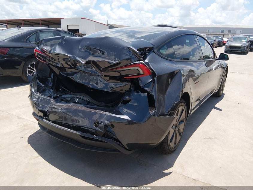 2024 Tesla Model 3 VIN 5YJ3E1EA5RF863266 IAAI salvage auction — REAR END, Salvage (Texas), sold $9,550 on 2026-07-21 (photo 4)