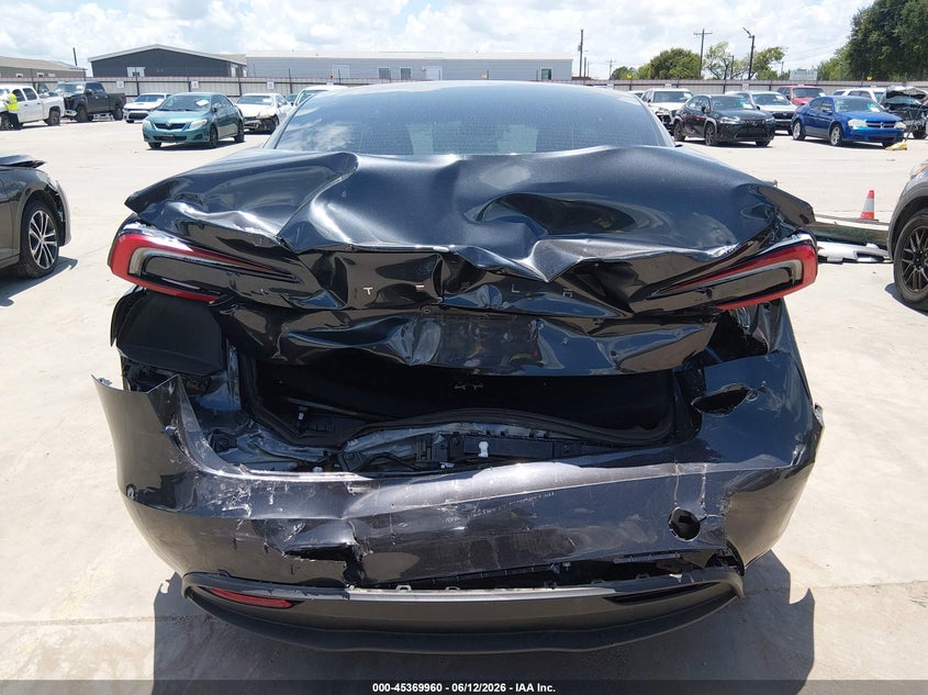 2024 Tesla Model 3 VIN 5YJ3E1EA5RF863266 IAAI salvage auction — REAR END, Salvage (Texas), sold $9,550 on 2026-07-21 (photo 6)
