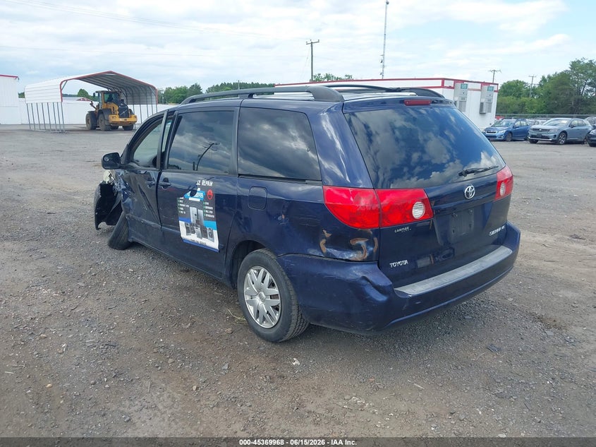 2006 Toyota Sienna VIN 5TDZA23C66S400012 IAAI salvage auction — LEFT FRONT, Clear (Virginia), sold $400 on 2026-07-07 (photo 3)