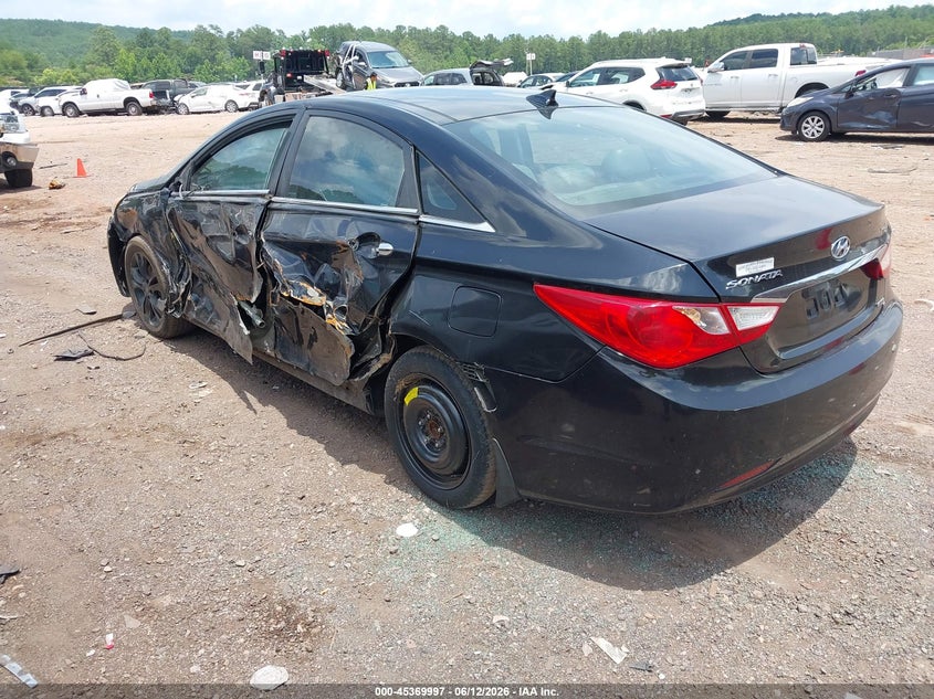 2012 Hyundai Sonata VIN 5NPEC4AC6CH407132 IAAI salvage auction — LEFT SIDE, Salvage (Alabama), sold $25 on 2026-07-08 (photo 3)