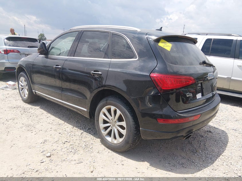 2015 Audi Q5 VIN WA1LFAFP5FA020764 IAAI salvage auction — NORMAL WEAR, Original (Ohio), sold $925 on 2026-07-29 (photo 3)