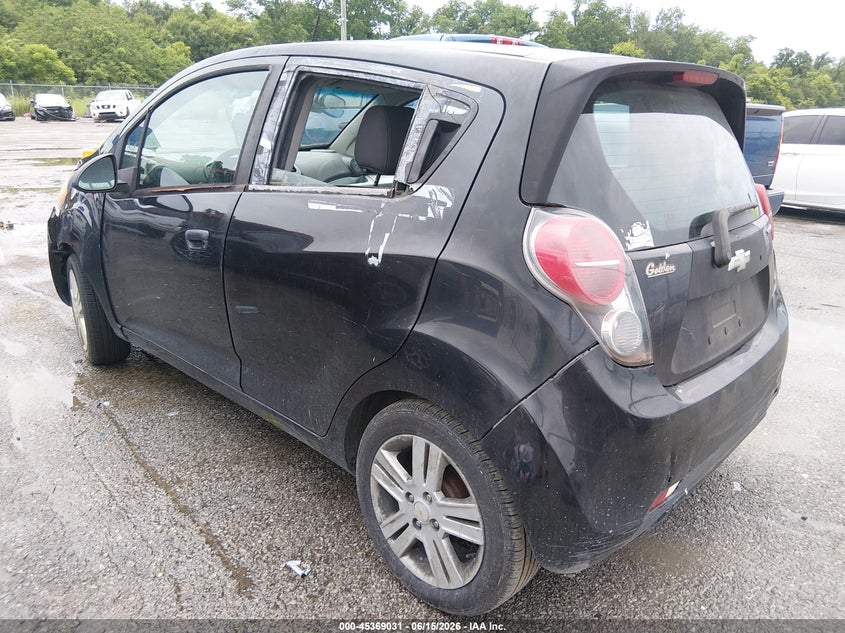 2013 Chevrolet Spark VIN KL8CD6S98DC510786 IAAI salvage auction — ALL OVER, Salvage (Louisiana), sold $25 on 2026-07-28 (photo 3)