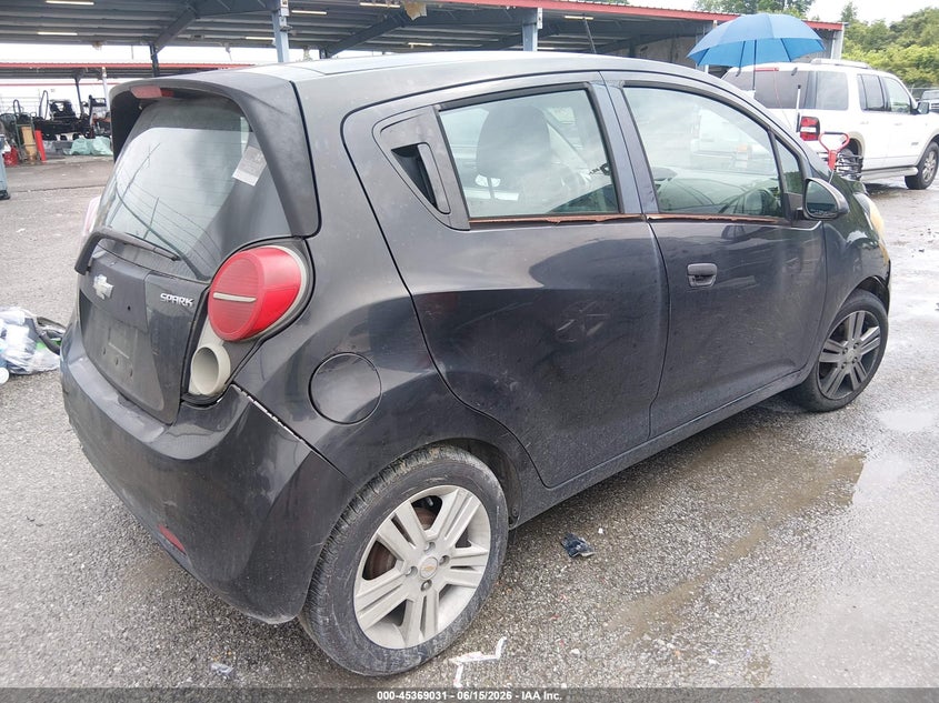 2013 Chevrolet Spark VIN KL8CD6S98DC510786 IAAI salvage auction — ALL OVER, Salvage (Louisiana), sold $25 on 2026-07-28 (photo 4)