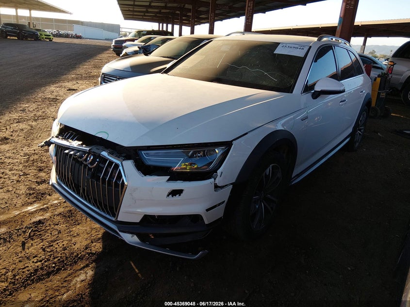 2017 Audi A4 allroad VIN WA17NAF47HA064178 IAAI salvage auction — FRONT & REAR, Salvage (Arizona), sold $3,500 on 2026-07-14 (photo 2)