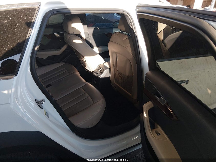 2017 Audi A4 allroad VIN WA17NAF47HA064178 IAAI salvage auction — FRONT & REAR, Salvage (Arizona), sold $3,500 on 2026-07-14 (photo 8)