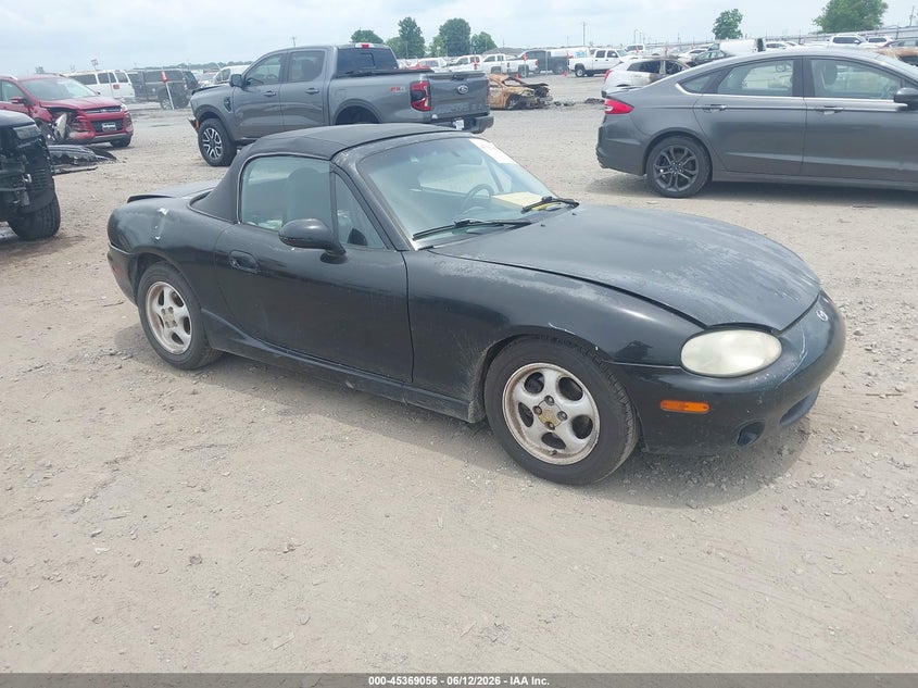 2000 Mazda Mx-5 VIN JM1NB3532Y0152846 IAAI salvage auction — REAR END, Salvage (Arkansas), sold $600 on 2026-07-29 (photo 1)