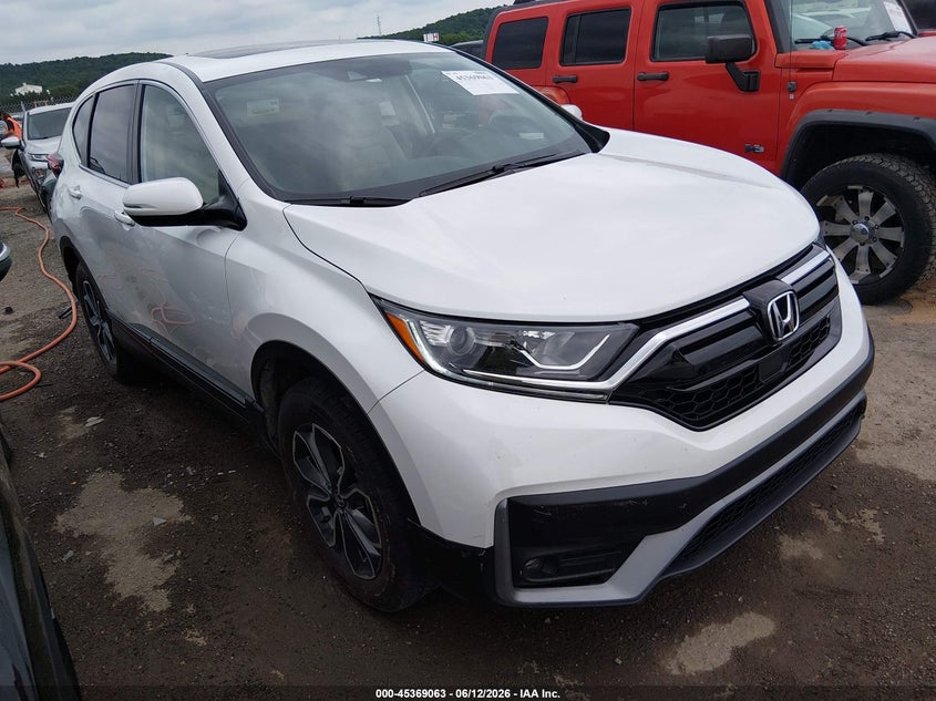 2022 Honda Cr-v VIN 2HKRW2H80NH670671 IAAI salvage auction — HAIL, Clear (Oklahoma), sold $12,900 on 2026-07-24 (photo 1)