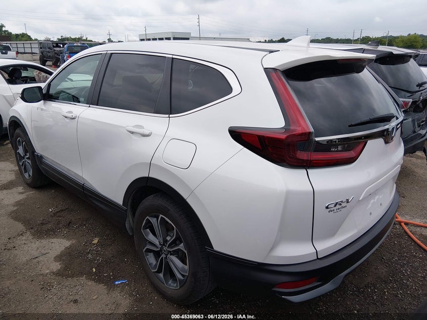 2022 Honda Cr-v VIN 2HKRW2H80NH670671 IAAI salvage auction — HAIL, Clear (Oklahoma), sold $12,900 on 2026-07-24 (photo 3)