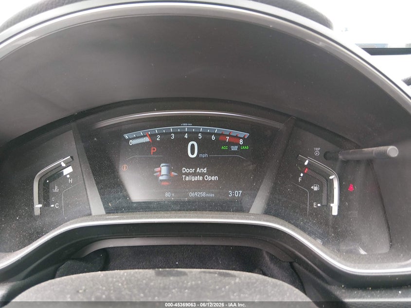 2022 Honda Cr-v VIN 2HKRW2H80NH670671 IAAI salvage auction — HAIL, Clear (Oklahoma), sold $12,900 on 2026-07-24 (photo 7)