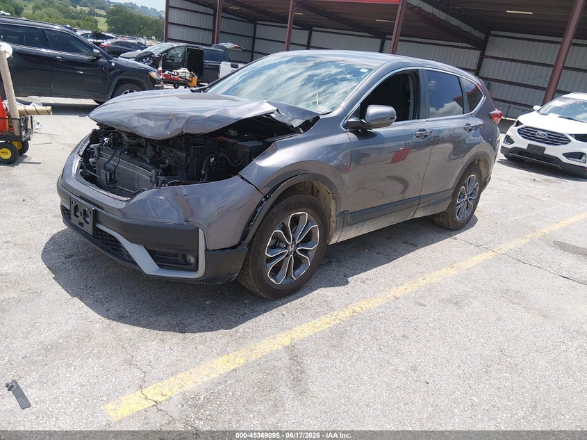 2022 Honda Cr-v VIN 2HKRW2H52NH640996 IAAI salvage auction — FRONT END, Salvage (Missouri), sold $8,000 on 2026-07-30 (photo 2)