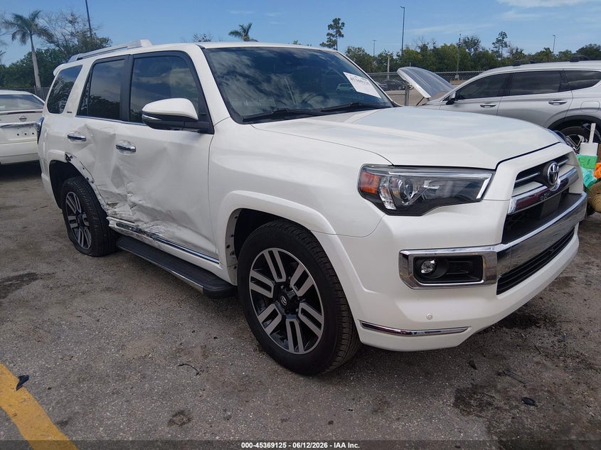 2023 Toyota 4runner VIN JTEDU5JR4P5294351 IAAI salvage auction — ALL OVER, Rebuildable (Florida), sold $14,600 on 2026-07-13 (photo 1)