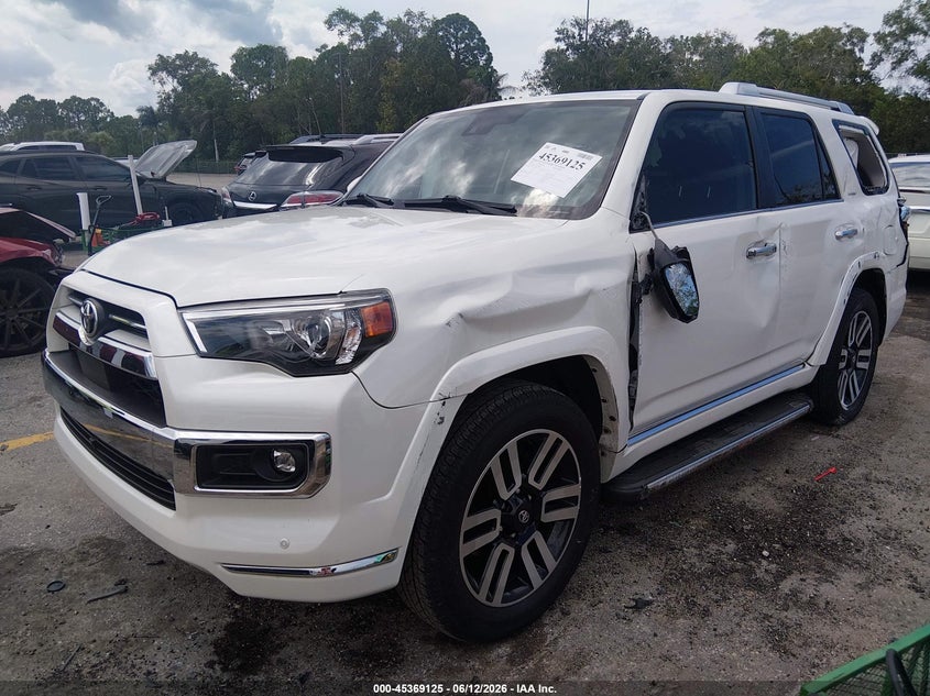 2023 Toyota 4runner VIN JTEDU5JR4P5294351 IAAI salvage auction — ALL OVER, Rebuildable (Florida), sold $14,600 on 2026-07-13 (photo 2)