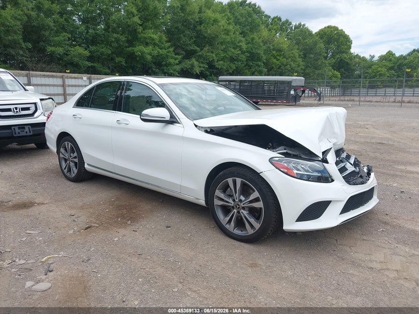 2021 Mercedes-benz C-klasse VIN W1KWF8EB1MR633941 IAAI salvage auction — FRONT END, Salvage Title, sold $7,800 on 2026-07-29 (photo 1)