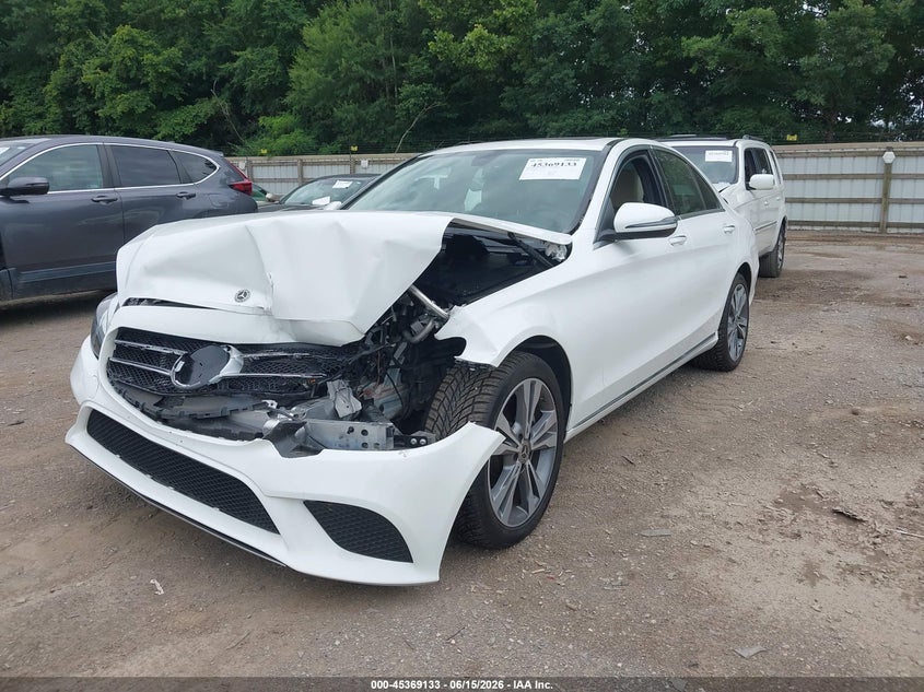 2021 Mercedes-benz C-klasse VIN W1KWF8EB1MR633941 IAAI salvage auction — FRONT END, Salvage Title, sold $7,800 on 2026-07-29 (photo 2)