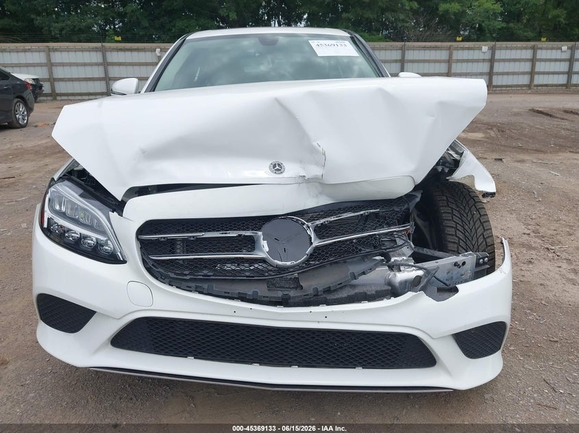 2021 Mercedes-benz C-klasse VIN W1KWF8EB1MR633941 IAAI salvage auction — FRONT END, Salvage Title, sold $7,800 on 2026-07-29 (photo 6)