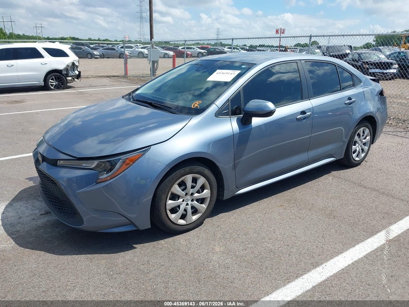 2022 Toyota Corolla VIN JTDEPMAE8N3015368 IAAI salvage auction — REAR END, Salvage (Tennessee), sold $3,600 on 2026-07-19 (photo 2)