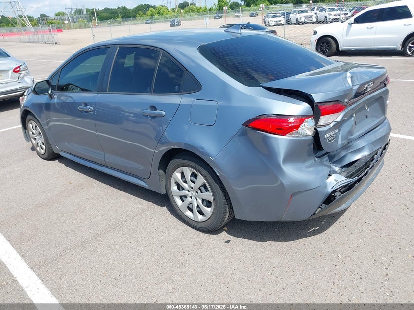 2022 Toyota Corolla VIN JTDEPMAE8N3015368 IAAI salvage auction — REAR END, Salvage (Tennessee), sold $3,600 on 2026-07-19 (photo 3)