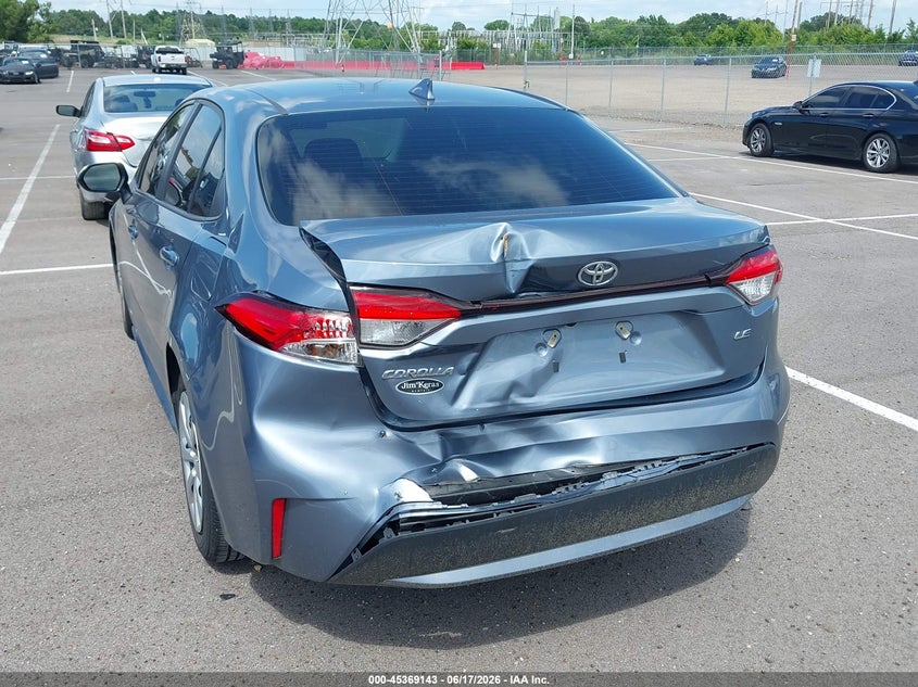 2022 Toyota Corolla VIN JTDEPMAE8N3015368 IAAI salvage auction — REAR END, Salvage (Tennessee), sold $3,600 on 2026-07-19 (photo 6)